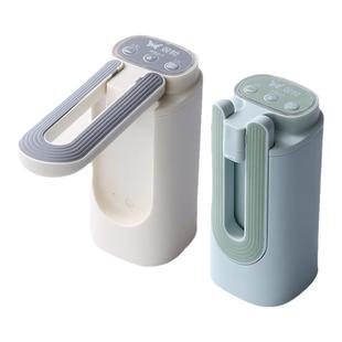 双枪抽水器桶装水饮水机家用矿泉水电动抽水泵可折叠上水器压水器