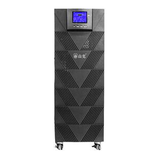 山克UPS不间断电源6KVA 4800W工频机三进单出外接电池延时1H套餐