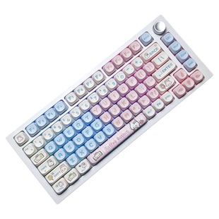 75配列客制化机械键盘无线2.4G蓝牙三模静音热插拔RGB码字键盘
