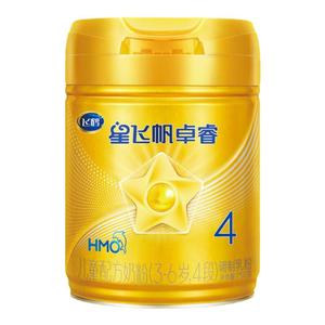 老爸抽检|飞鹤星飞帆卓睿4段奶粉儿童成长牛奶粉750g官方正品