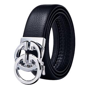 稻草人男士皮带2026新款真皮腰带牛真皮皮正品送老公男友实用礼物
