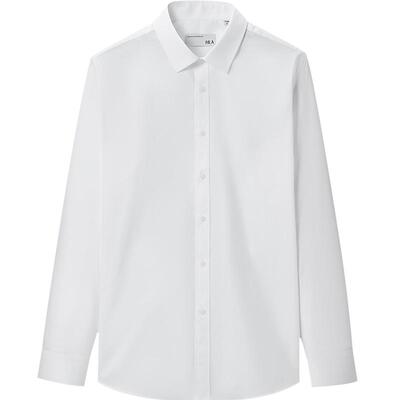 海澜之家轻商务正装纯色白衬衫