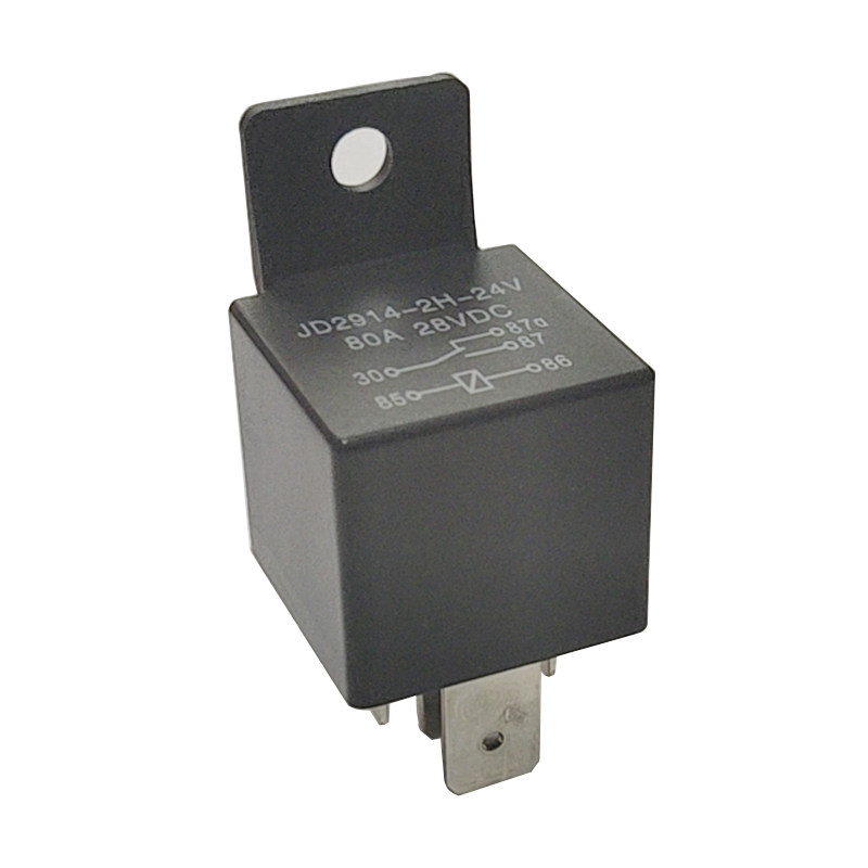 汽车继电器12V24V80A四脚5脚直流大功率大灯货车空调电源改装通用