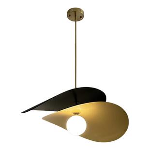 法式帽子吊灯北欧loft奶油原木中古风吊灯餐厅卧室书房吧台灯具