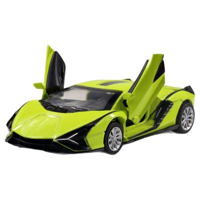 合金小汽车仿真兰博闪电模型男孩