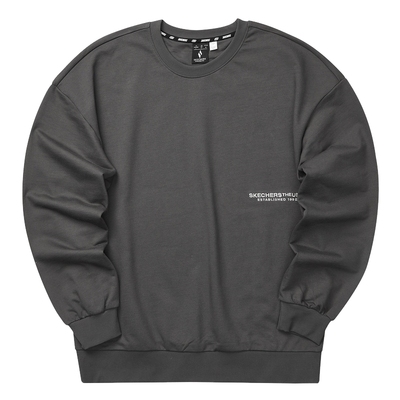 圆领针织套头卫衣SKECHERS斯凯奇