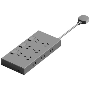 扩展插座原位替换带线86型超薄面板厨房多功能免接线向左拓展插座