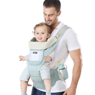 婴儿背带腰凳前抱式抱娃神器多功能四季通用坐凳纯棉透气宝宝背带
