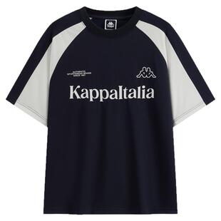 Kappa背靠背2026新款运动风短袖T恤男夏季速干凉感抗菌情侣装上衣