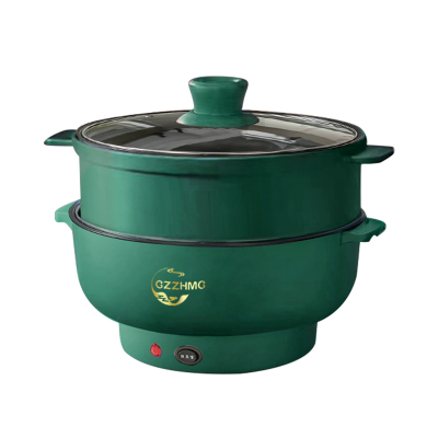 全自动蒸煮一体电炒锅家用电煮锅不粘电热火锅多功能料理锅烹饪锅