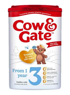 【6罐装】英国牛栏3段Cow&Gate原装进口婴儿配方奶粉800g/罐官方