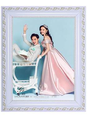 挂墙欧式婚纱照创意画框实木相框