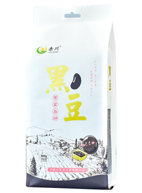 赤川肾型黄心黑豆当季新豆