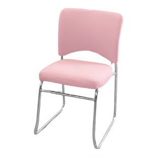 会议室靠背椅子套分体通用会客培训凳子套定制办公座椅套罩布艺