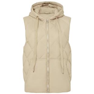 鸭鸭轻薄羽绒服马甲女短款冬季反季连帽韩版时尚百搭蓬松鸭绒外套