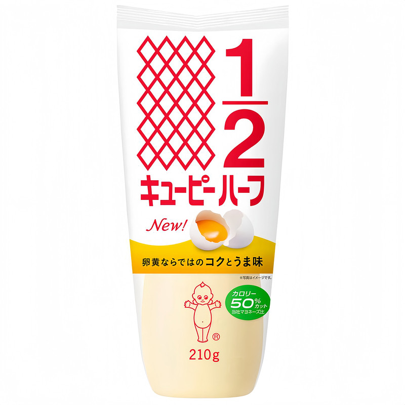 日本丘比低卡减半热量蛋黄酱调料