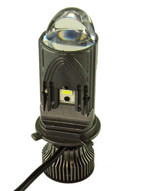 汽车led大灯双透镜h4三光LED