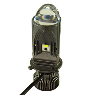 汽车LED大灯H4三光双透镜矩阵聚光远近一体灯汽车摩托车货车通用