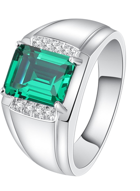 精工纯银镀金戒指男简约刻字