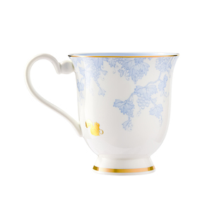 宫廷宝贝故宫文创松鼠葡萄纹骨瓷马克茶水杯子新年礼物旗舰店