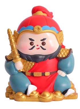 创意小神仙招财财神摆件工位解压