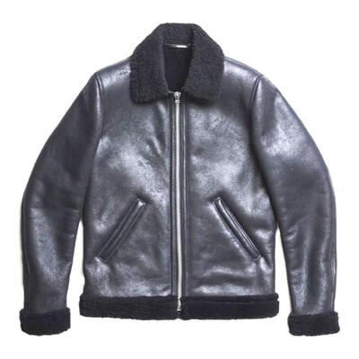 TYPEB-6日产皮毛一体空军皮衣