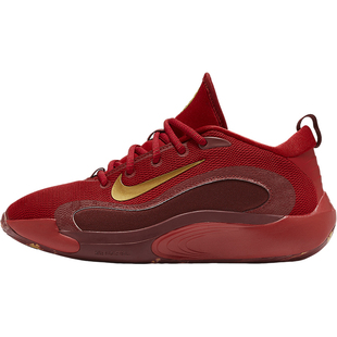 Nike/耐克正品2024冬新款儿童缓震低帮耐磨篮球鞋FZ7298-600