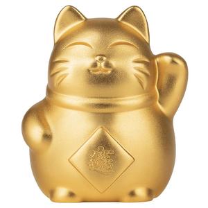 铜师傅《招财猫（真金鎏镀）》