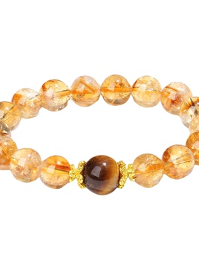 【官方已过香】普陀山黄水晶手串