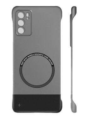 适用于opporeno6手机壳reno6pro全透明磁吸无边框reno5高级感Pro+十reno4高级感se男女款reno3元气版5G保护套