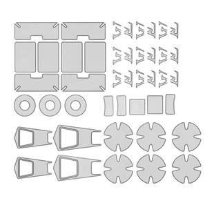 适用于LV carryall中小号包包五金贴膜底钉防磨损金属配件保护膜
