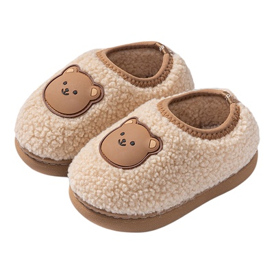 猪爸爸2025新款卡通熊宝宝棉鞋