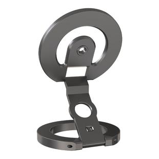 幽浮三面MagSafe磁吸手机支架桌面铝合金强磁力超薄360度旋转摄影搭档适用苹果13/14/15/16/17Promax华为mate