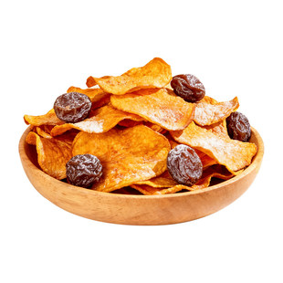 甘梅地瓜片脆片干梅味话梅红薯条番薯干香脆片干零食官方旗舰店