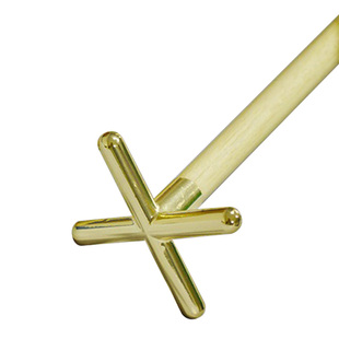 台球桌 斯诺克 美式桌球台 铜十字 架杆头 台球用品配件鹿角架杆