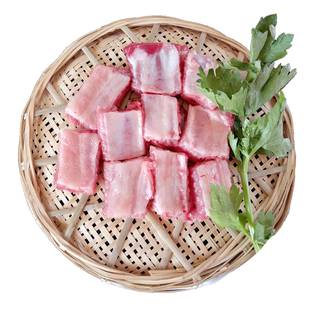 王明公黑猪排骨新鲜2斤精排猪肋排大别山散养生鲜冷冻土猪肉新鲜