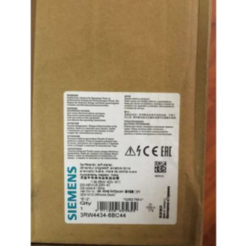 议价3RW44346BC44西门子软起动器400V113A55kW 3RW4434-6BC44现货