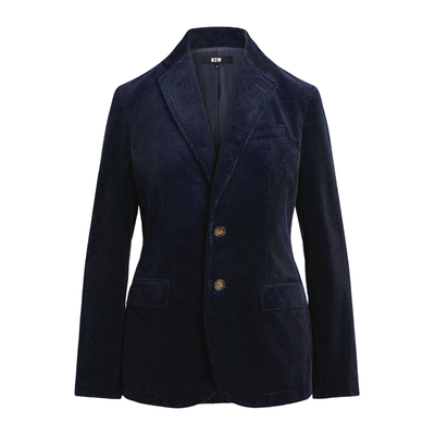 R2W弹力灯芯绒正肩休闲西装