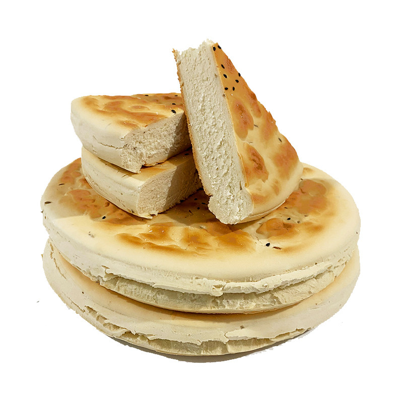 陕西锅盔馍手工大饼子现做烧饼杂粮大饽饽原味白饼西安特产火烧馍