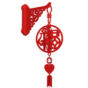 2026新年装饰灯笼春节过年挂件马年福字门挂壁挂元旦新年快乐挂饰