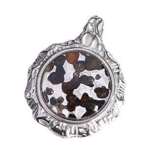 肯尼亚天然橄榄石铁陨石吊坠情侣各式原创设计男女款陨铁项坠