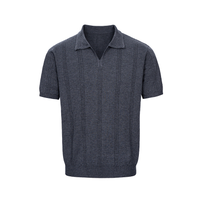 CATSSTAC 信使海鸥领羊毛短袖 简约雅致 轻奢质感 立体透气