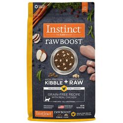 Instinct百利猫粮冻干双拼鸡肉全猫粮10磅