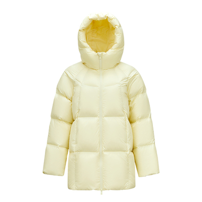 森马90绒子厚款三防龟背羽绒服女