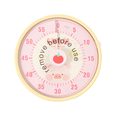 川岛屋lulu猪可爱磁吸倒计时闹钟