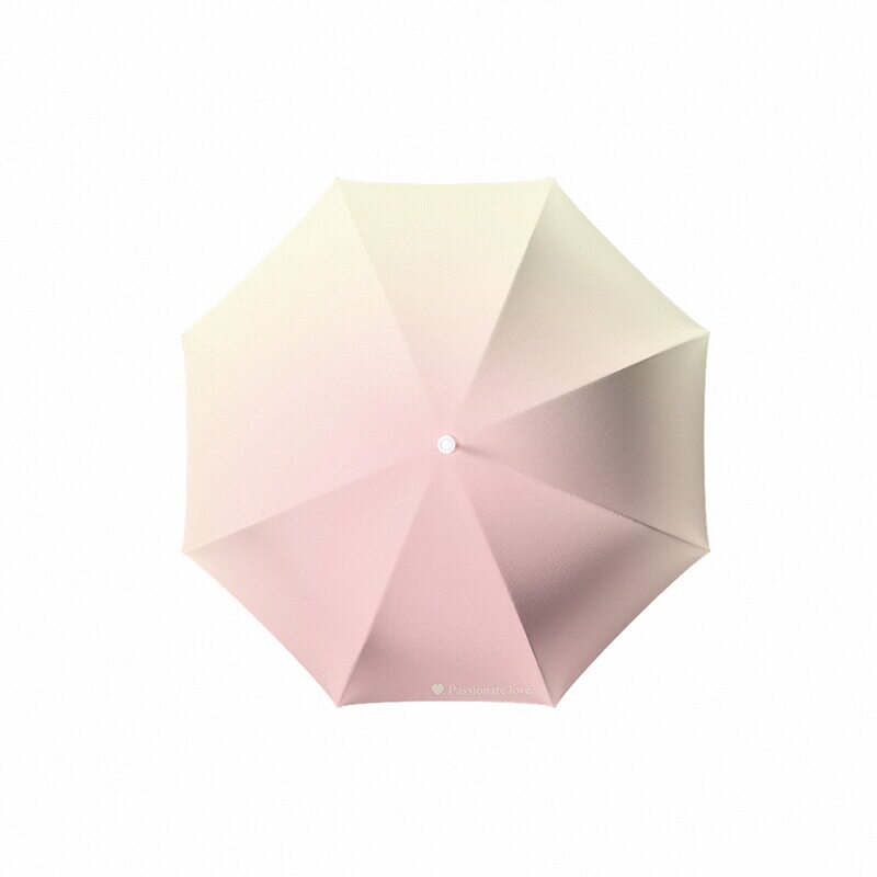 全自动渐变防晒防紫外线雨伞女生迷你伞遮阳伞晴雨两用自动折叠伞