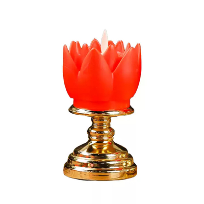 家用佛前莲花仿真火长明灯