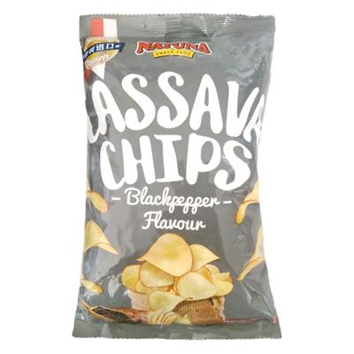 NATUNA Indonesia imported black pepper cassava chips 60g/bag