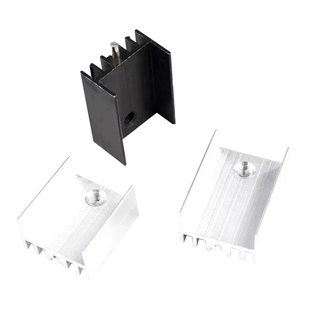 铝制散热片 TO-220/7805/7812 15*10*16/20/25/30/35mm带针散热器