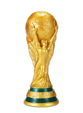 2026世界杯C罗梅西大力神杯摆件